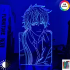 3D лампа светильник с аниме Led 3d лампа Mystic Messenger светодиодный ночник для детской комнаты Декор подарок на день рождения мистическая лампа-мессенджер