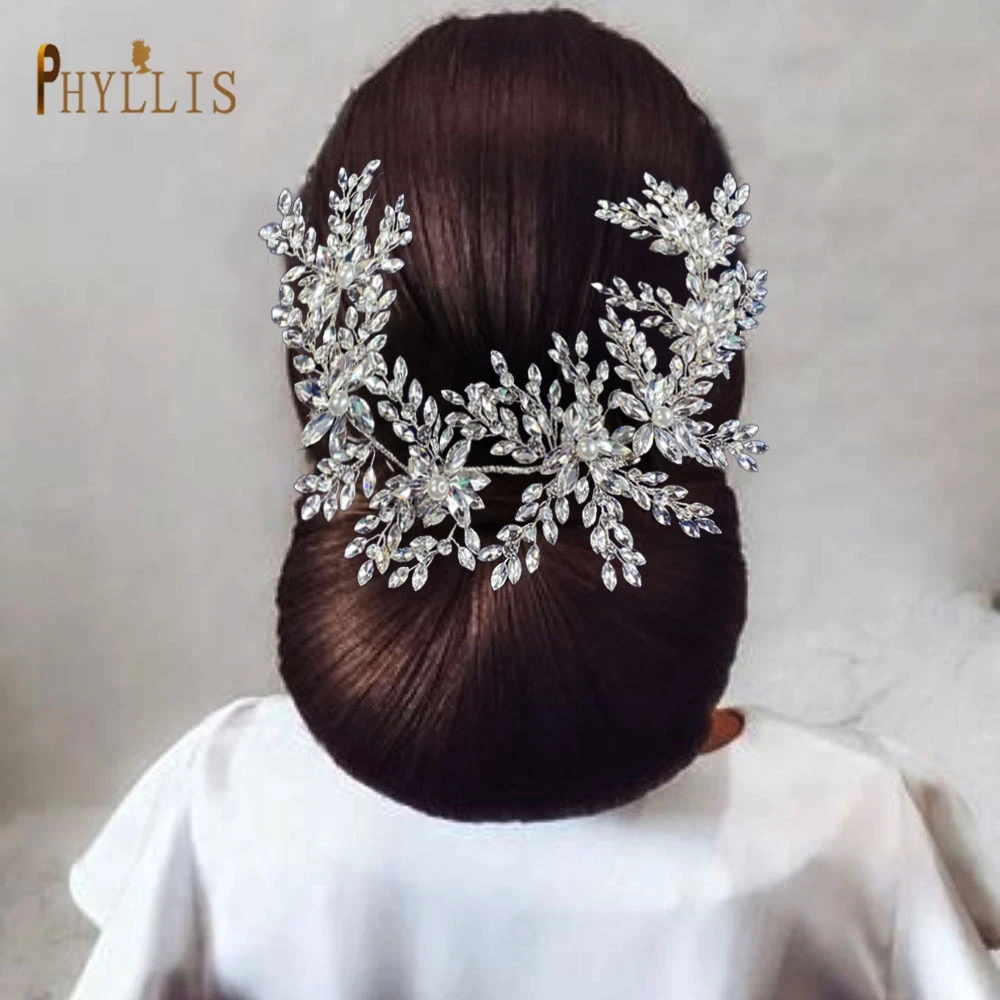 

A387 Rhinestone Wedding Headband for Brides and Bridesmaids Bridal Hair Headpiece Wedding Hair Bands Crystal Hair Accessories