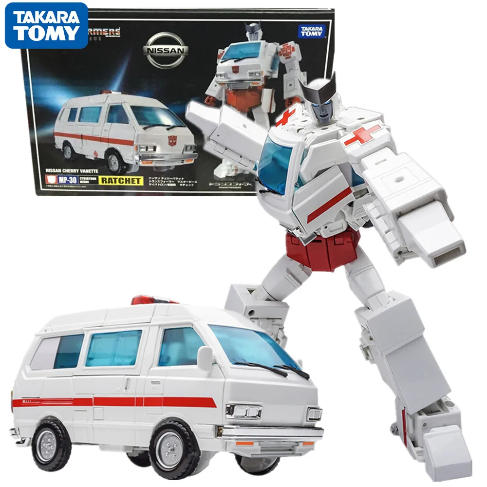 

TAKARA TOMY Transformation G1 TKR Master Piece Series KO MP-30 Ratchet Action Figure Collection Model Toys