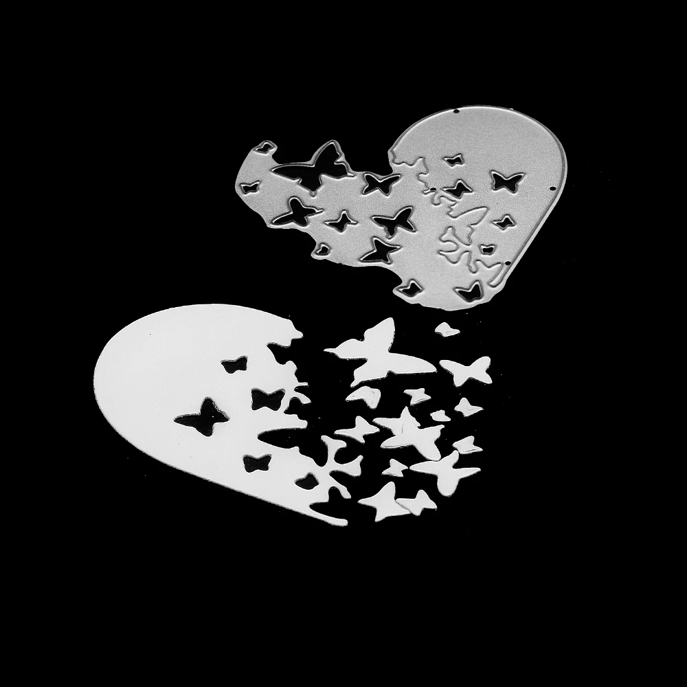 Металлические режущие штампы в форме сердца трафарет для скрапбукинга сделай