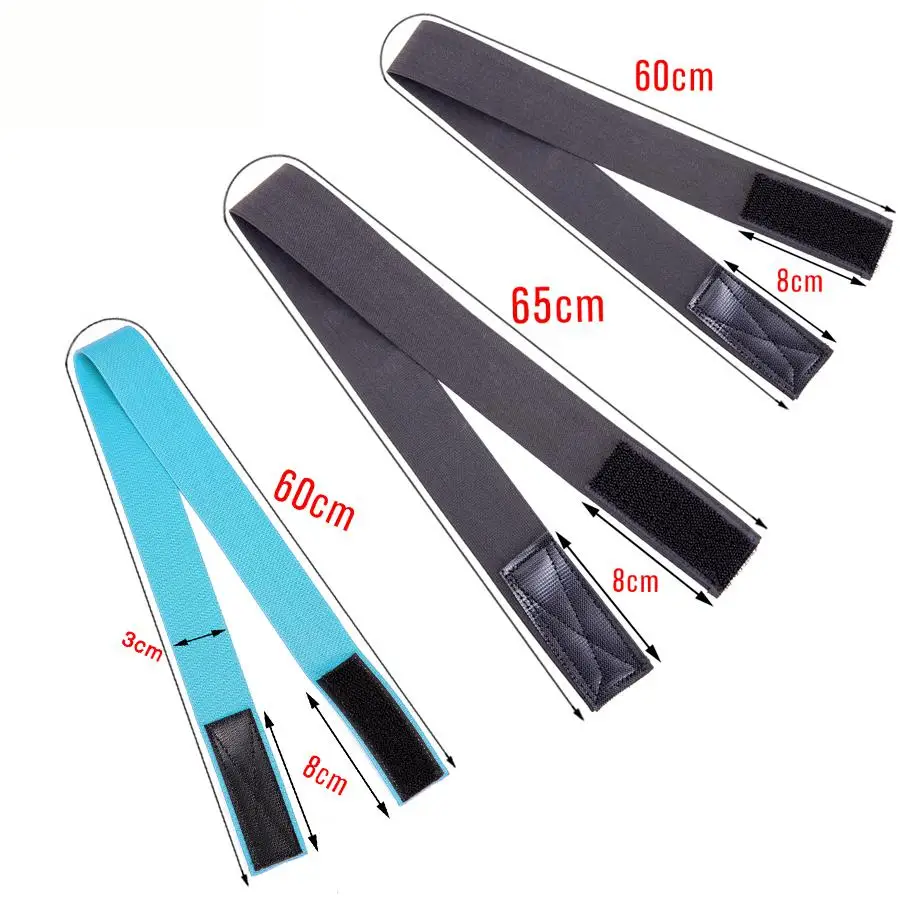 60/65CM Elastic Headband Hook And Loop Fastener Grip Band For Wig Cheap 2.5cm 3cm 3.5cm Width Elastic Headband With adjust Tape