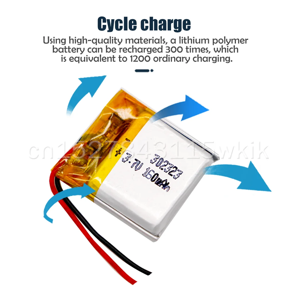 Литий-полимерные аккумуляторные батареи 302323 032323 3 7 в 160 мА/ч для GPS MP4 LED Smart Watch Bluetooth