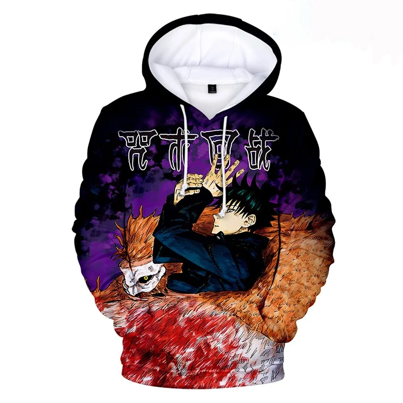 

Anime Jujutsu Kaisen 3D Harajuku Hoodie Men/Women Fashion Sweatshirt Tops 3D Spring and Autumn Casual Street Pullover Clothing