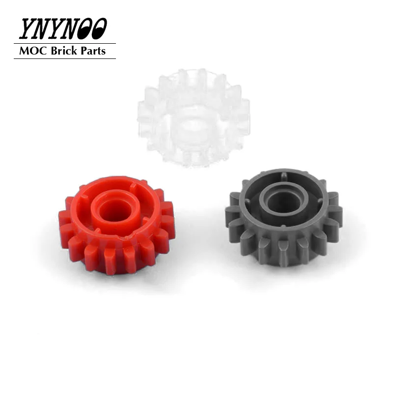 

20Pcs/lot High-Tech Gear 16 Tooth with Clutch on Both Sides 18946 Technical Gears Parts MOC Building Blocks Bricks Particels Toy