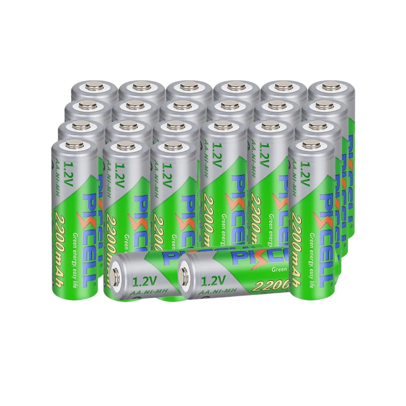 

24PC PKCELL AA Rechargeable Battery 2200mah 1.2v AA Low Self Diacharge Batteries aa LSD NIMH battery For Toys MP3 MP4 Player