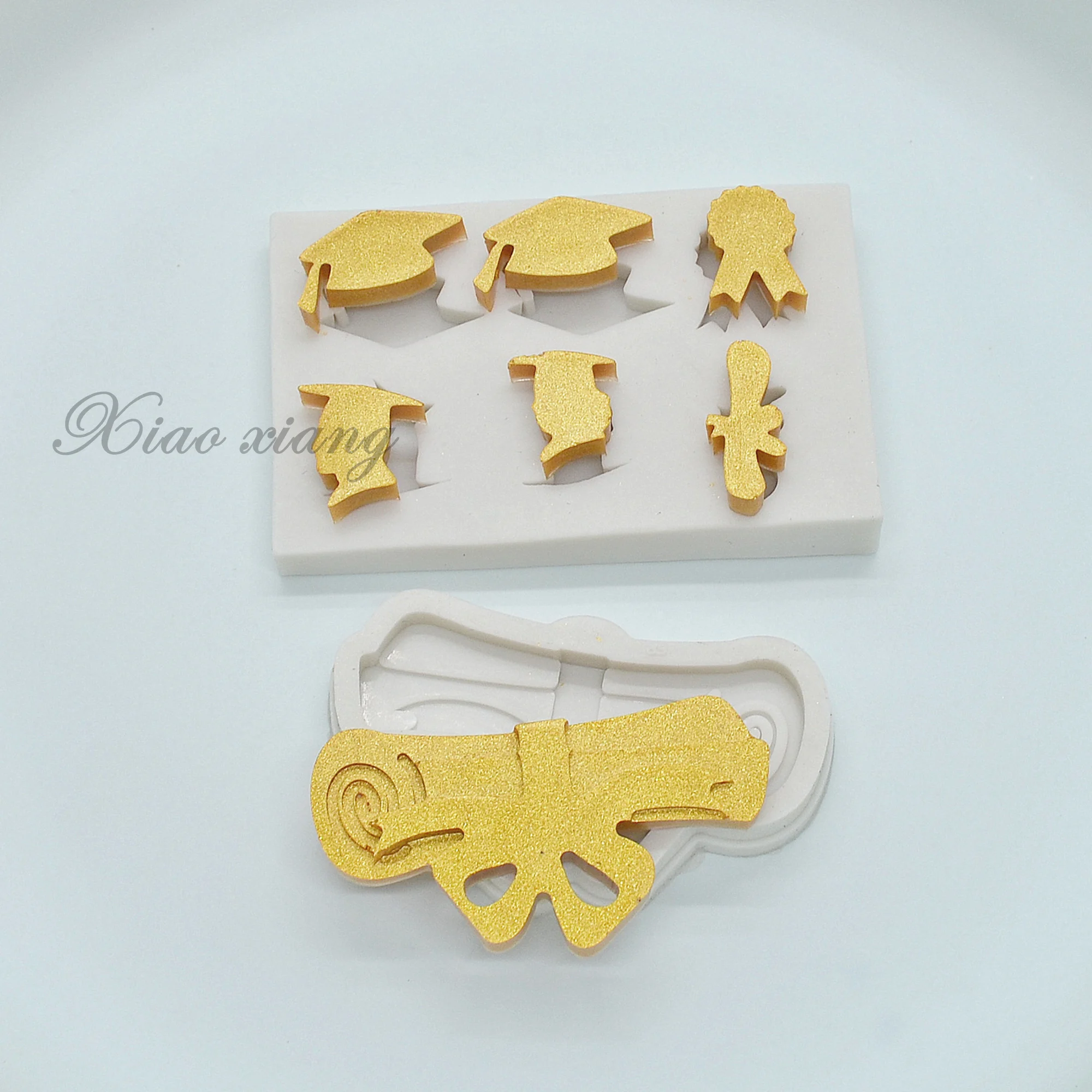 

Graduation Doctor Hat Silicone Molds For Baking Fondant Cake Decorating Tools Gumpaste Sugarcraft Chocolate Forms Bakeware M2112