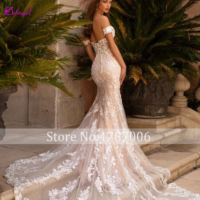 Detmgel очаровательное Милое Свадебное платье с открытой спиной и для русалки 2020
