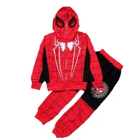 disney spiderman hoodie coat kids pants boy baby girls infant suits spider man cosplay costume children hooded clothes