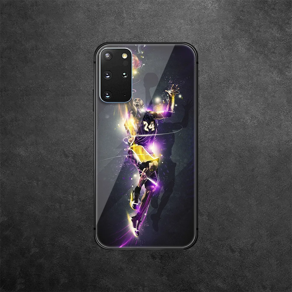 

Kobe Bryant 24 Basketball Tempered Glass Phone Case Cover For Samsung Galaxy Note S 8 9 10 20 21 E Plus Ultra M 31 51 FE Prime