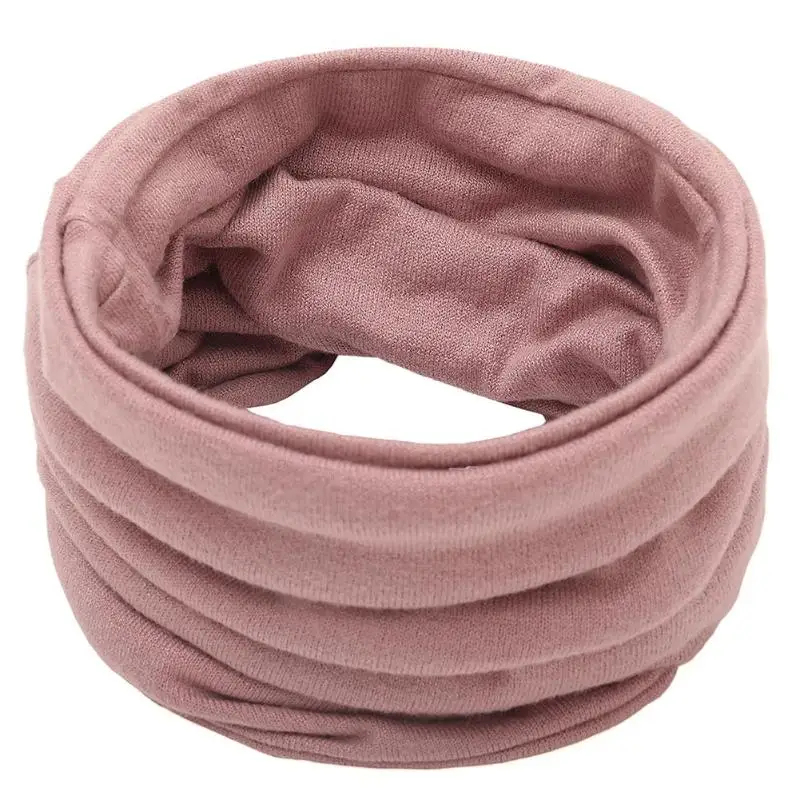 

Winter Warm Knitting Neck Gaiter Blend Neck Warmer Solid Color Wrap Shawl Scarf Apparel Accessories for Men Women