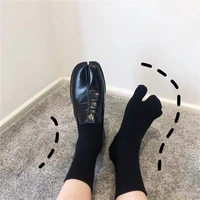 japanese tabi toe socks men women bamboo fiber deodorant breathable socks with separate toes kimono flip flop socks