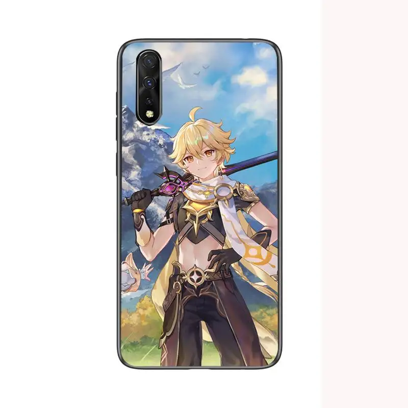 

Genshin Impact Hot Game Phone Case For Samsung S6 S7 Edge S8 S9 S10 E lite2019 S20 Plus Cover Fundas Coque