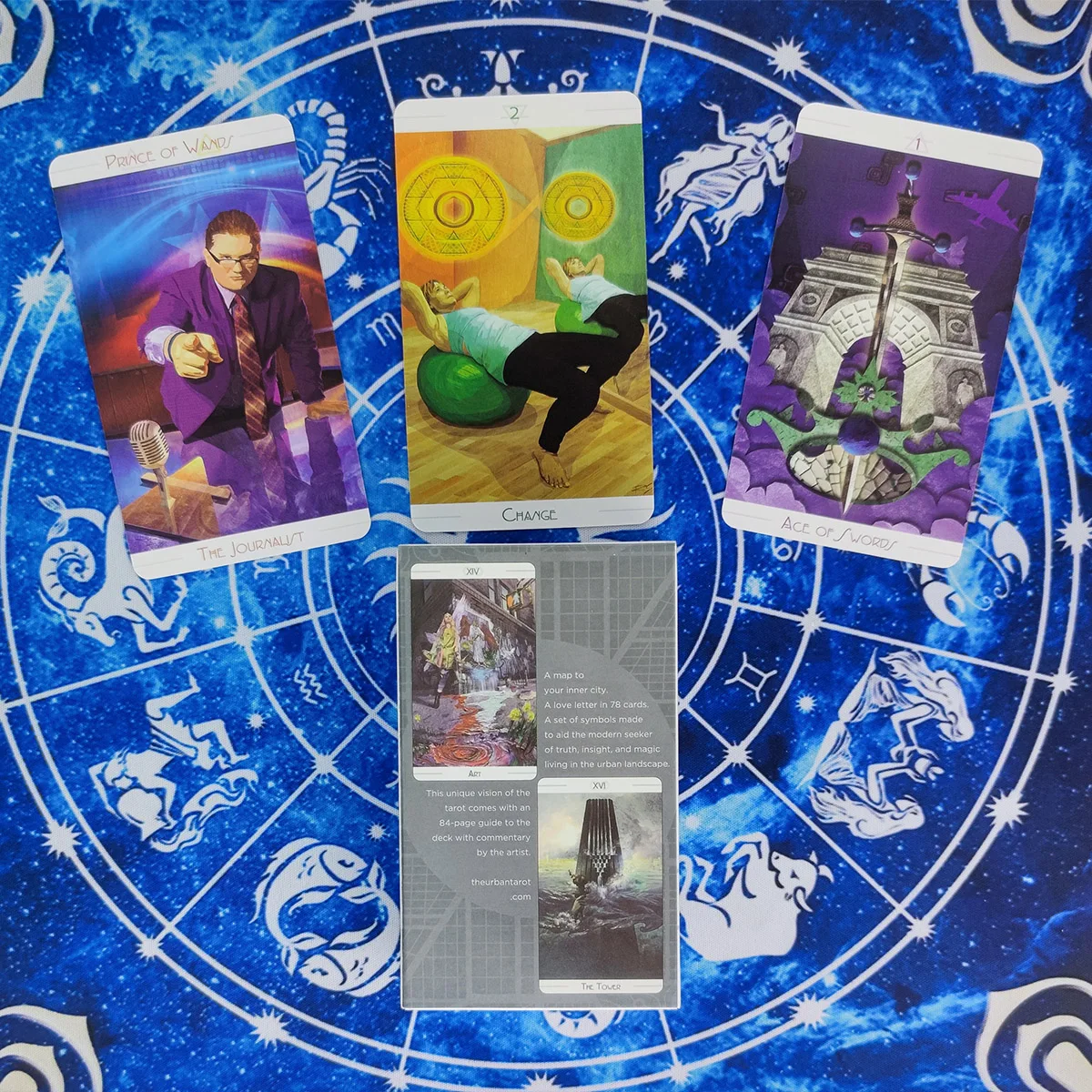 Новые карты городского Таро и палуба для гадания в PDF-руководстве