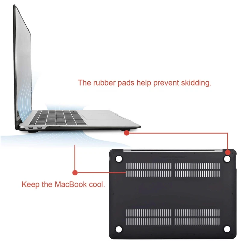 MOSISO жесткий матовый чехол для ноутбука MacBook Air Retina Cover 2018 New Pro 13 15 Touch Bar 2019 A2159 A1706 A1707