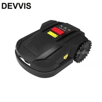 devvis mowing grass cutter robot h750t with wifi app control gyroscope navigation with100m wire100pcs pegs6pcs blade