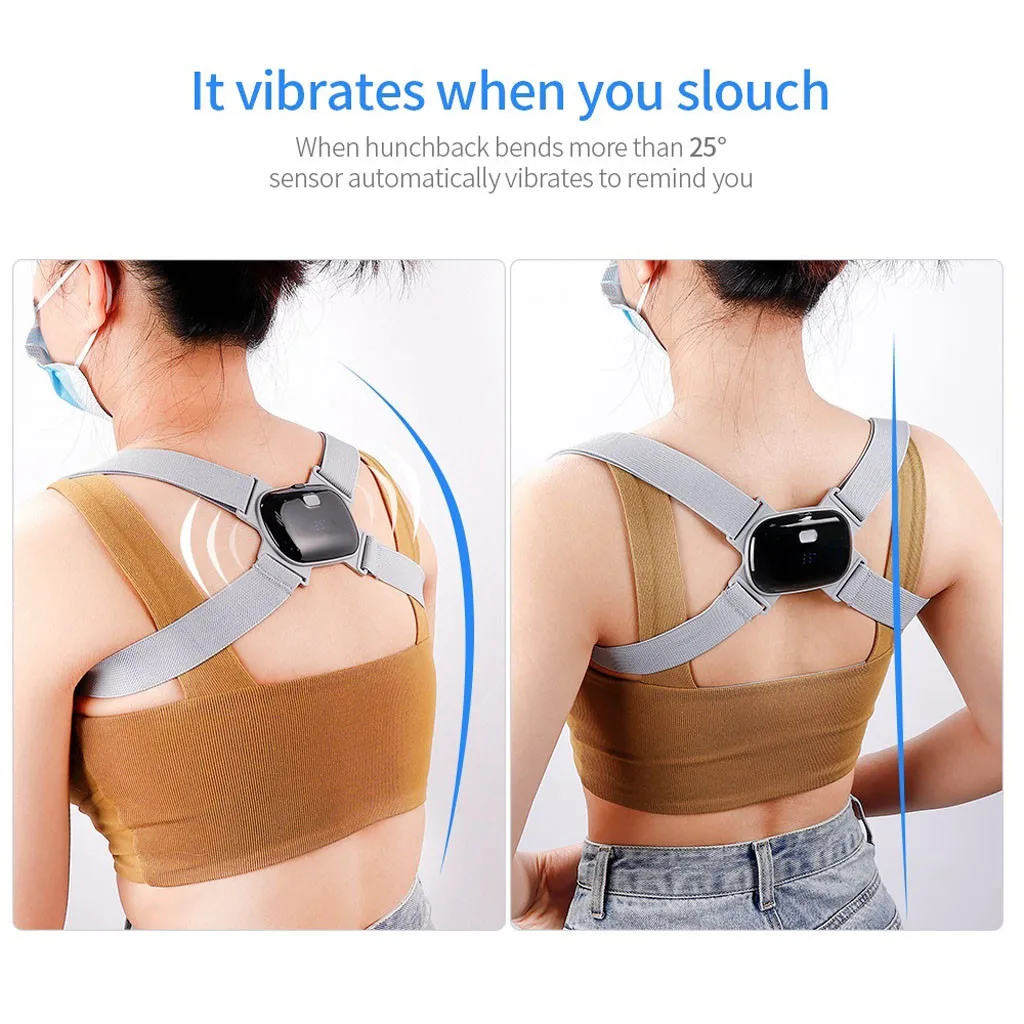 

Posture corrector For Men And Women PVC Smart Posture Corrector With Digital Counting Function Rear Support With Corrector