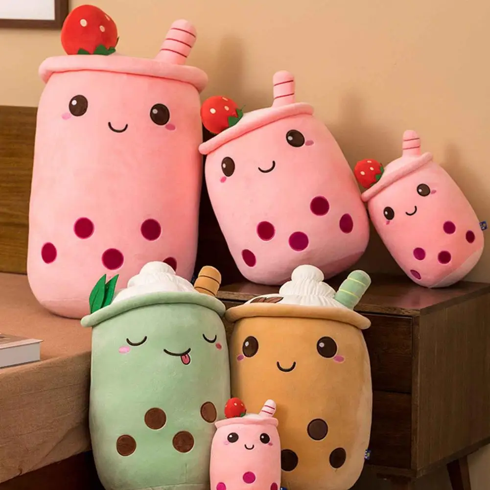 

Soft Fruit Milk Coffee Stuffed Doll Bubble Tea Plush Toys Boba Fruit Tea Cup Pillow Cushion Christmas Birthday Gifts for Kids