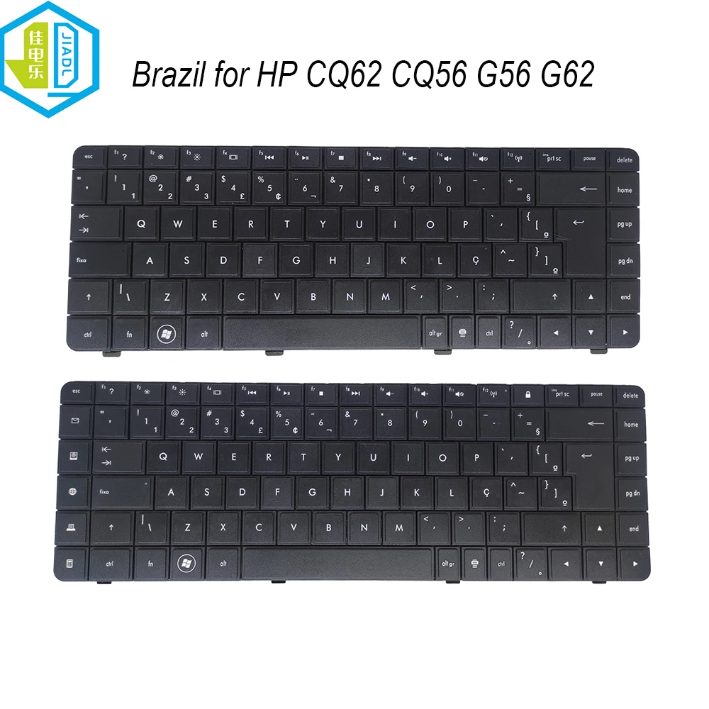 

Brazilian keyboard for HP Compaq 56 62 G56 G62 Presario CQ56 CQ62 BR Brazil qwerty notebook pc replacement keyboards Genuine