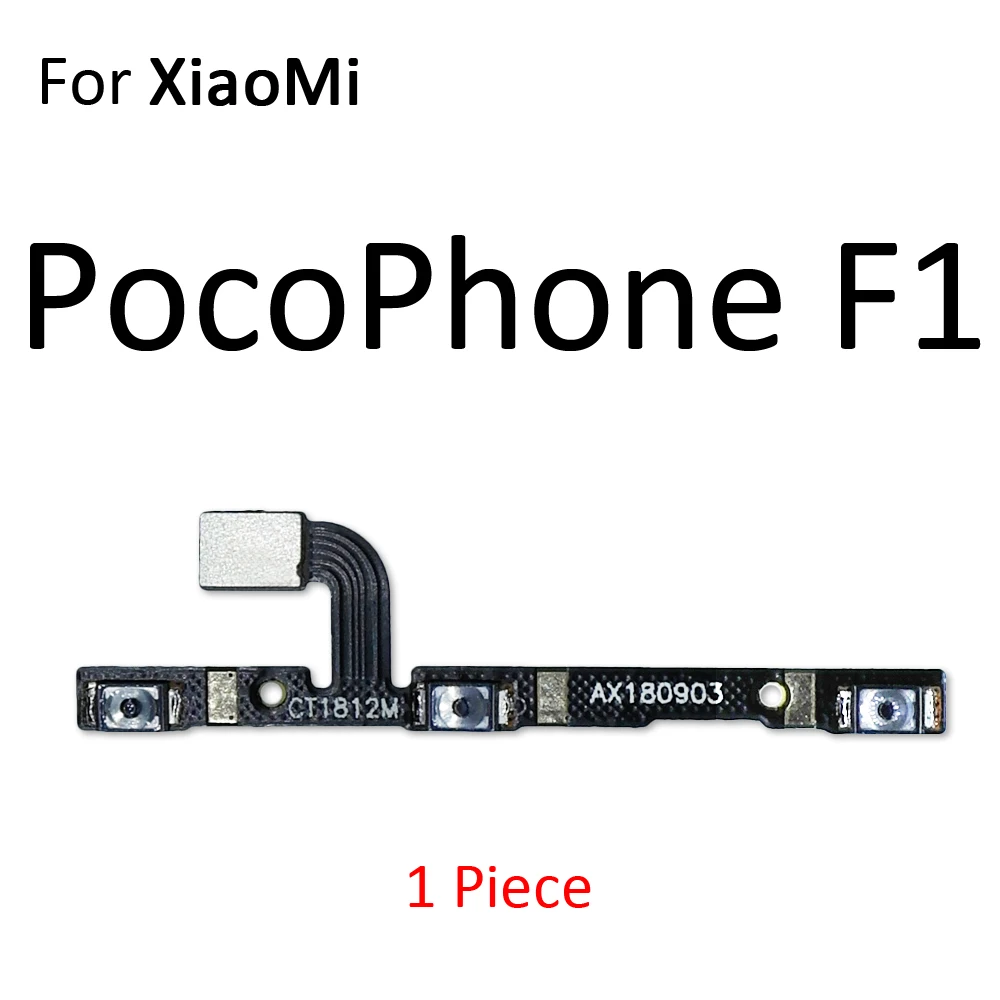 Гибкий кабель с кнопкой включения и выключения громкости для XiaoMi Mi 9T Pro 9 8 A3 A1 A2 Lite