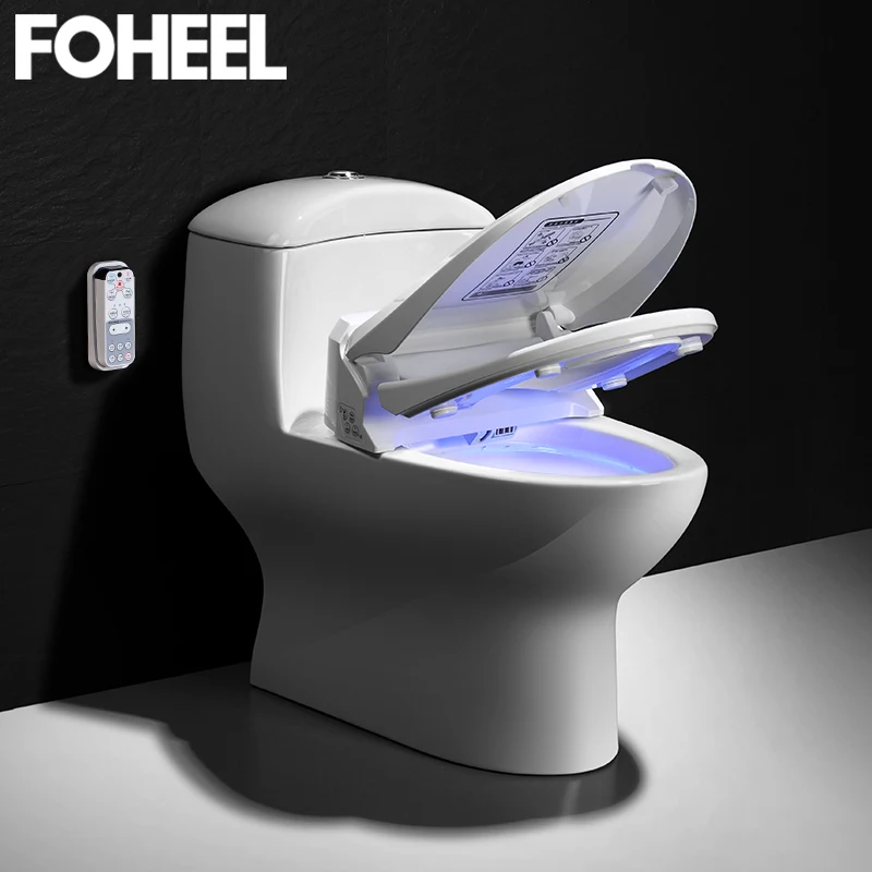 

FOHEEL Smart Toilet Seat Electric Bidet Cover Smart Bidet heated clean dry Massage Toilet Seat Wc Intelligent Toilet Seat F5-9