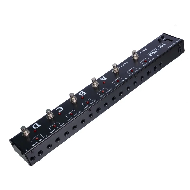 JOYO PXL-8 8 петли гитара программируемый педаль эффектов Лупер коммутатор