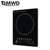 dmwd 2200w household induction cooker electromagnetic oven waterproof electric stove smart touch control heating plate 110220v