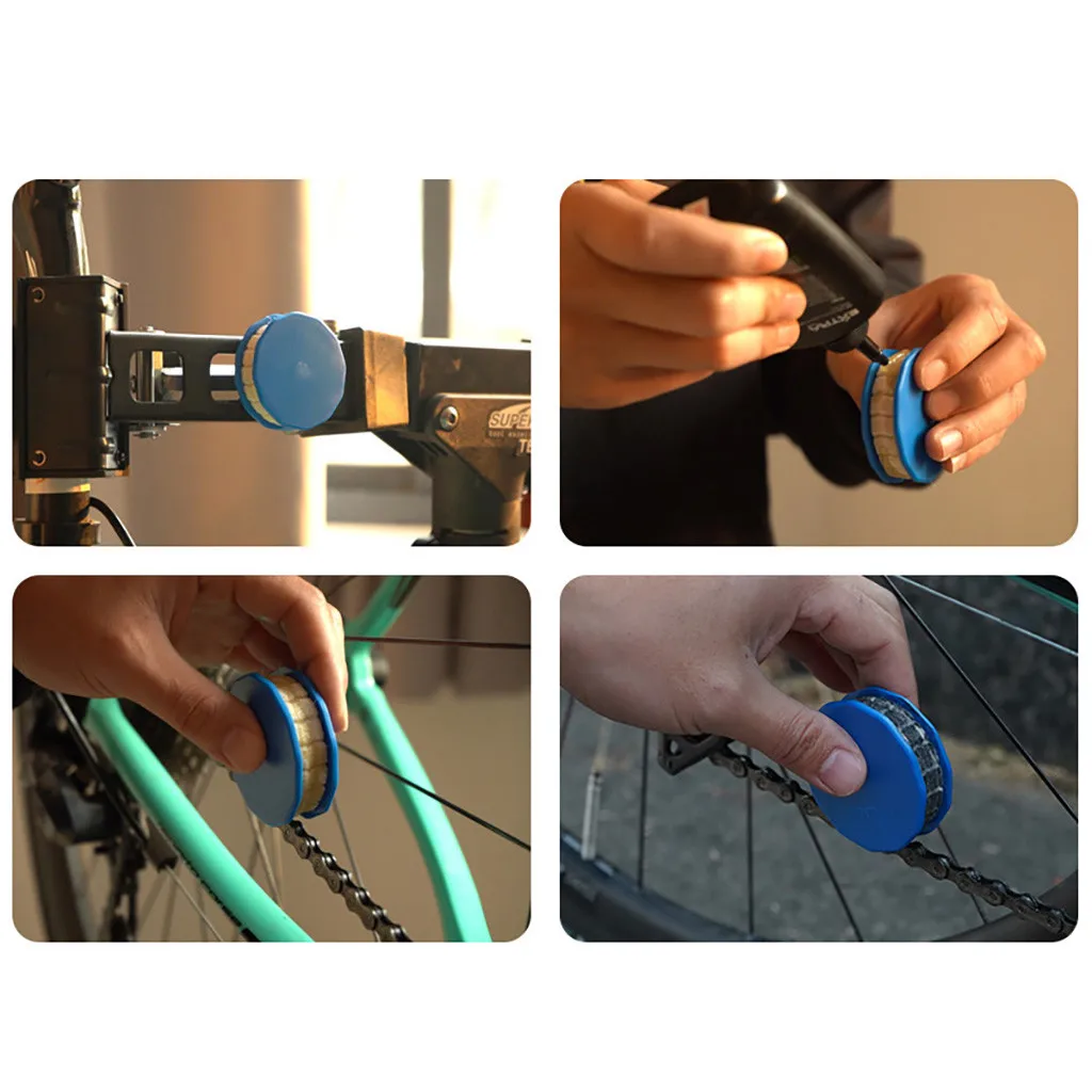 Practical Reused Bike Chain Gear Oiler Roller Lubricator Convenient Efficient Bicycle Cycling Accessores 2020 | Спорт и развлечения