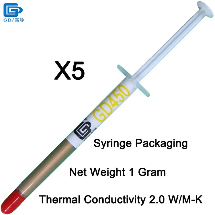 GD450-SY1 5 Pieces GD33 GD66 GD100 GD220 GD280 GD380 GD460 GD450 Термальность смазочная паста компаунд 5 шт. чистая Вес 1 г SY1 - Цвет лезвия: GD450-SY1 5 Pieces