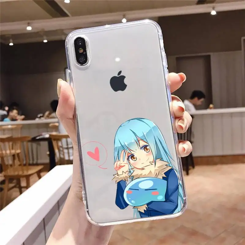 

Rimuru Tempest Phone Case Transparent soft For iphone 5 5s 5c se 6 6s 7 8 11 12 plus mini x xs xr pro max