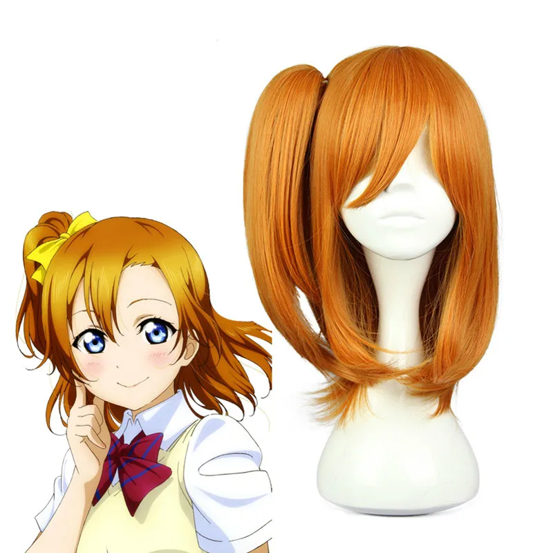 Honoka Kosaka Косплэй волос аниме Лав Лив! Love Live термостойкий синтетический парик