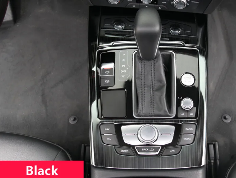 Автомобиль Стайлинг двери панели декоративные крышки отделка для Audi A6 C7 2012-18 салон, Торпедо переключения передач рамочные полосы вентиляционные отверстия наклейки