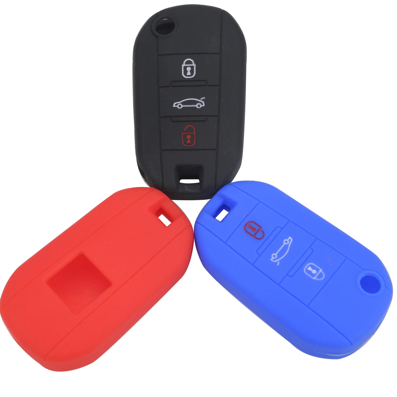 

Kutery 3BTN силиконовый красочный фоточехол для Citroen C4 Cactus Peugeot 508 208 308 T9 2008 запасная защита