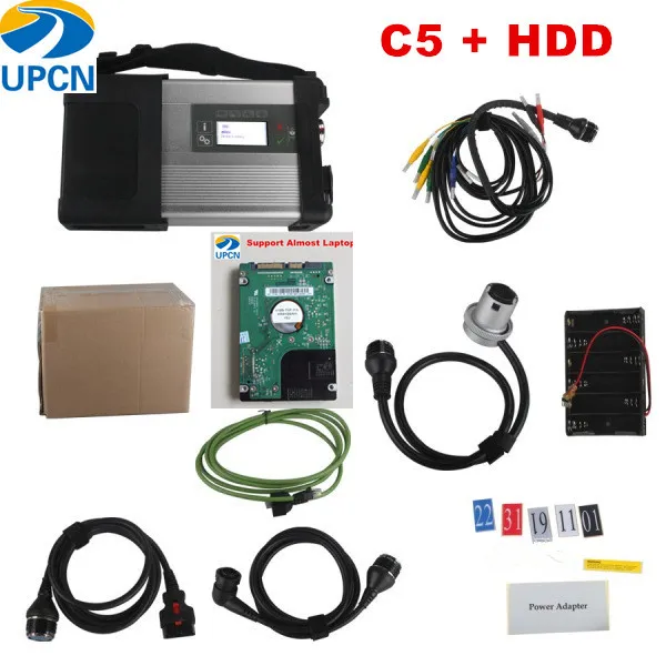 Качество A + 2020 12 SD Подключение MB C5 Star Add EVG7 DL46/HDD500GB/DDR4GB DDR2GB DDR8GB диагностический ПК C4