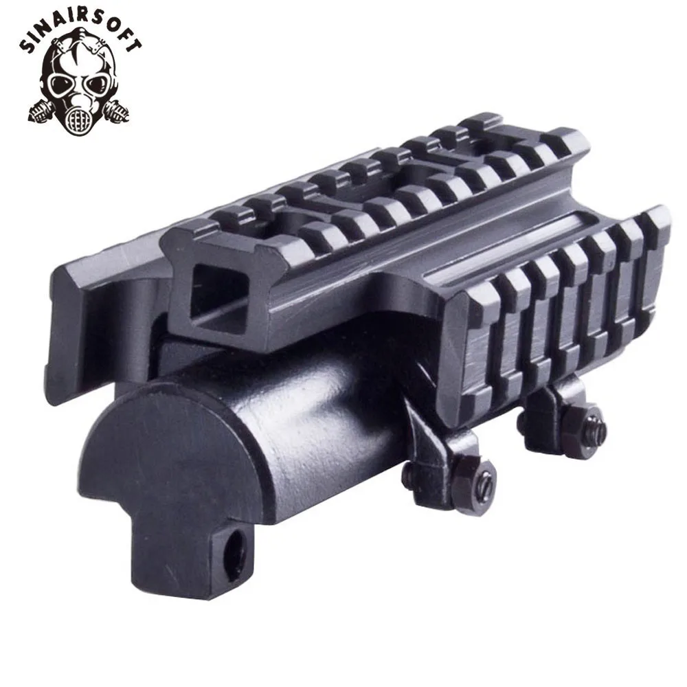 SINAIRSOFT Новый Gen SKS Tri Rail Тактический Прозрачный чехол для приемника крепление MNT T640TR