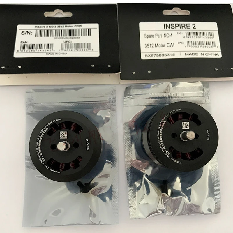 100% новый и оригинальный двигатель DJI Inspire 2 части 14 CW CCW 3512 с винтами запасная часть