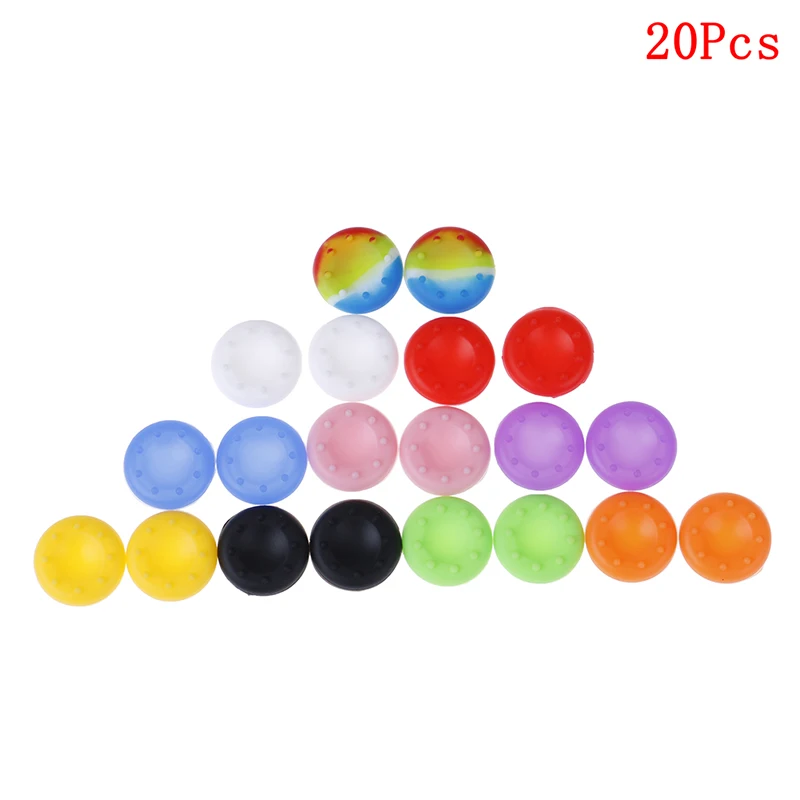 Силиконовая резиновая крышка для аналогового контроллера 20 шт. 10 цветов