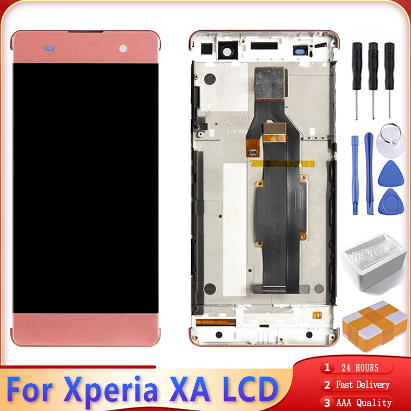 ЖК дисплей с сенсорным экраном 5 0 &quotAAA ++++ для SONY Xperia XA сменный дигитайзер в сборе