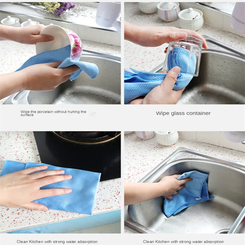 Тряпки из микрофибры для уборки кухни 5/10 шт. | Дом и сад