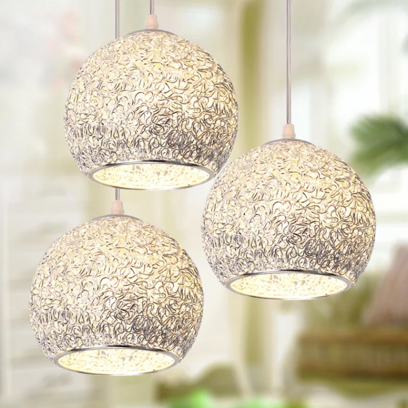 Modern Pendant Lights Colors Industrial Lamp Ball Led Hanging Living Room Dining E27 Through-Carved Light Fixture | Лампы и освещение
