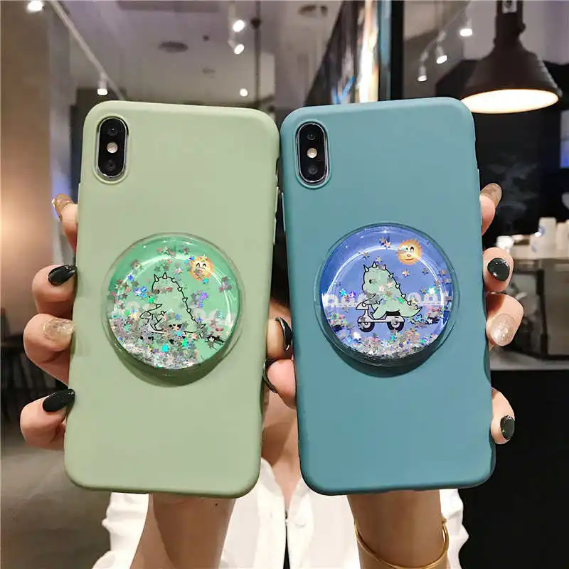 Чехол 3D с блестками и зыбучим песком для Samsung Galaxy A50 A10 A20 A30 A40 A60 A70 A80 S8 S9 S10 Plus Note 10 pro 8