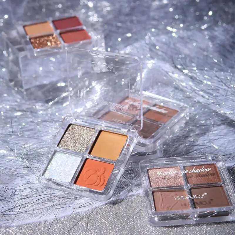 1 шт. макияж 4 цвета Тени для век матовые Перламутровые тени пигмент стойкие