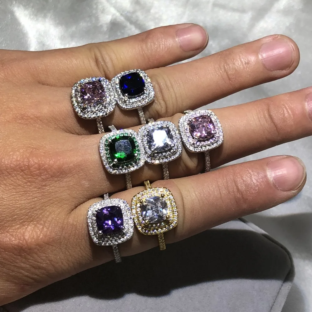 Женское кольцо из серебра 925 пробы с натуральным камнем 4 карата|Кольца| |