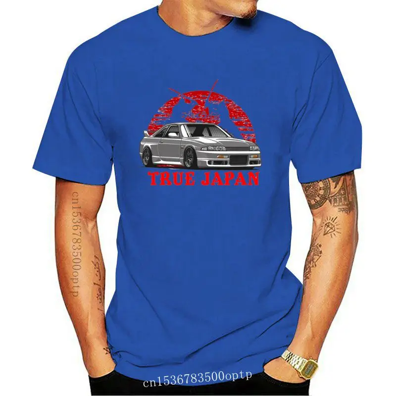 

Новинка 2018, футболка с круглым вырезом с надписью True Japan Samurai JDM Car, Мужская футболка, футболка большого размера, Camiseta
