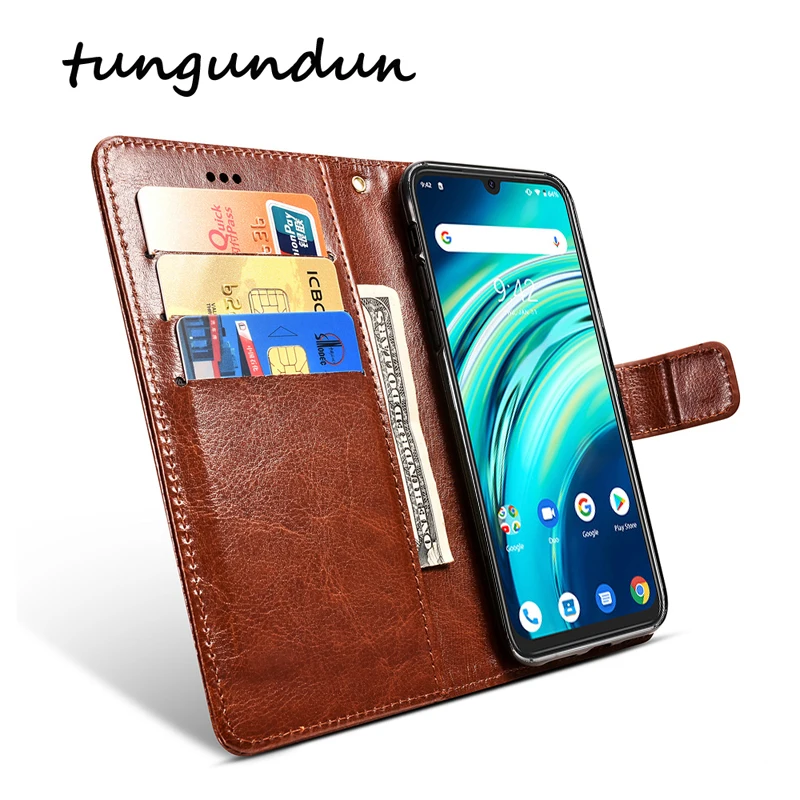 Для UMIDIGI A7 A7s A9 Pro Чехол флип-чехол из искусственной кожи для телефона Капа Funda