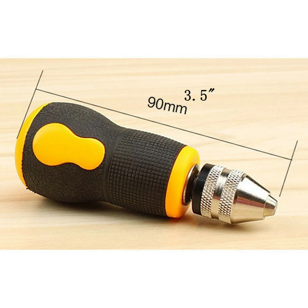 

Micro Hand Drill Portable Small 10pcs Drill Bits Set Accessories Useful