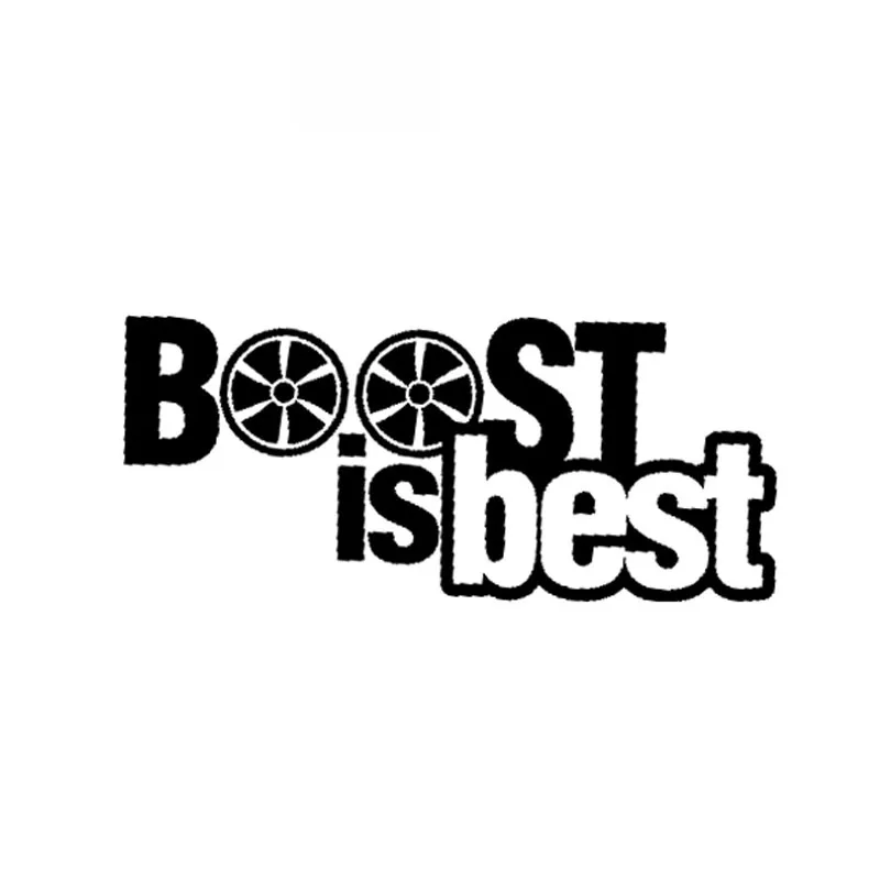 

Drift Turbo Personality Car Sticker Paper Stylish Pvc Car Sticker Suitable for All Kinds of Cars Black/white, 16CM *8CM