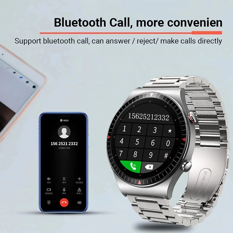 News Call Smart Watch Men 4G Memory Card Music Player smartwatch For Android ios Phone Recording Sport Fitness Tracker | Электроника