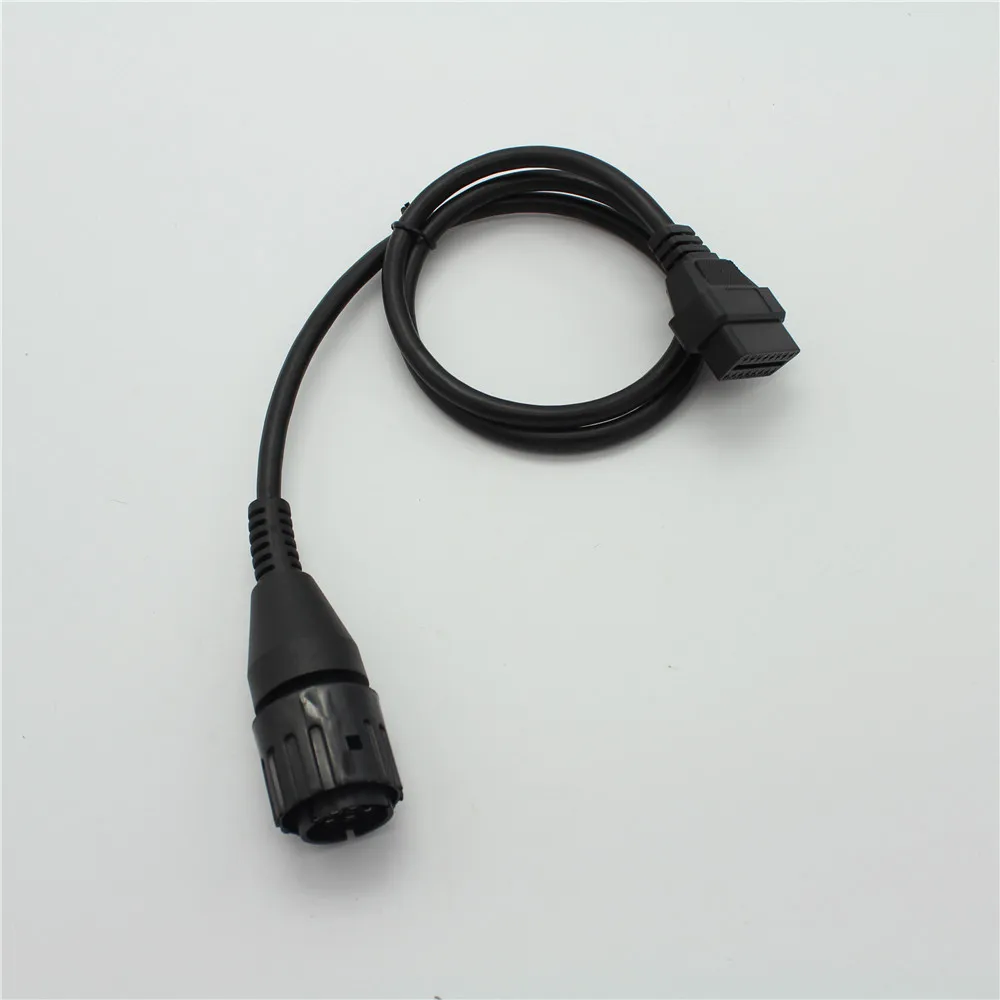 

For BMW ICOM D Cable ICOM-D Motorcycles Motobikes 10 Pin Adaptor 10Pin To 16Pin OBD2 OBDII Diagnostic Cable I-COM A2 tool cables