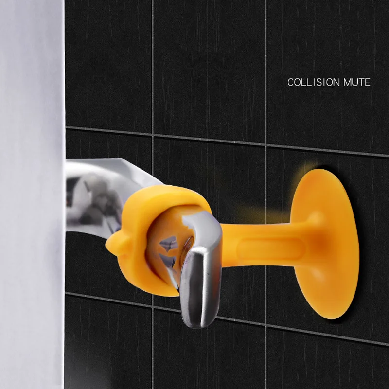 

5pcs Door Handle Self Adhesive Stopper Wall Suction Cup Wall Protector for House Knob Bumper Prevent Accessories for the Home