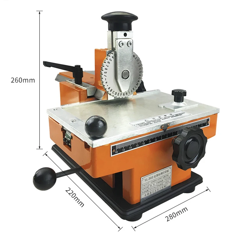 Ручная маркировочная машина алюминиевая кодер параметр металлическая этикетка